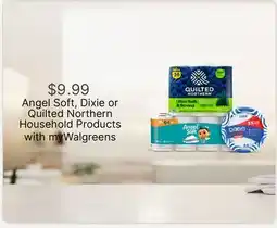 Walgreens Angel Soft, Dixie or Quilted Northern Household Products offer