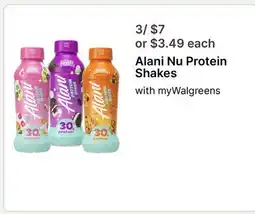 Walgreens Alani Nu Protein Shakes offer
