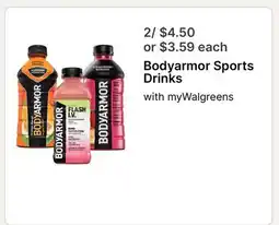 Walgreens Bodyarmor Sports Drinks offer