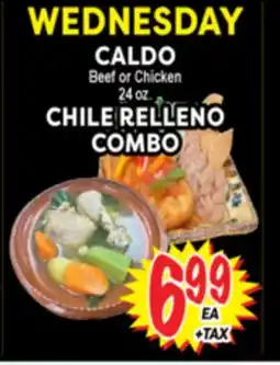Superior Grocers CALDO Beef or Chicken offer