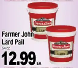 Superior Grocers Farmer John Lard Pail offer