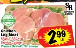 Superior Grocers Chicken Leg Meat offer