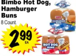 Superior Grocers Bimbo Hot Dog, Hamburger Buns offer