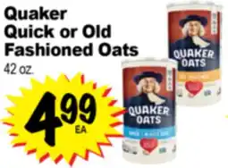 Superior Grocers Quaker Quick or Old Fashioned Oats offer