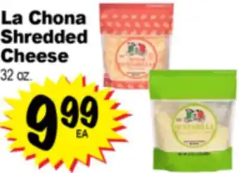 Superior Grocers La Chona Shredded Cheese offer