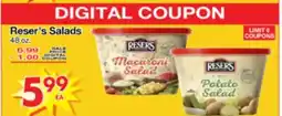 Superior Grocers Reser's Salads offer