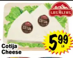 Superior Grocers Cotija Cheese offer