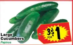 Superior Grocers Large Cucumbers offer