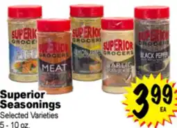 Superior Grocers Superior Seasonings offer