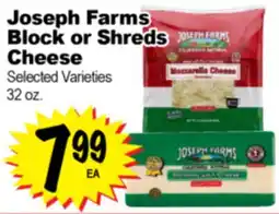 Superior Grocers Joseph Farms Block or Shreds Cheese offer