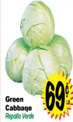 Superior Grocers Green Cabbage offer