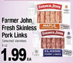 Superior Grocers Farmer John Fresh Skinless Pork Links offer