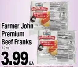 Superior Grocers Farmer John Premium Beef Franks offer