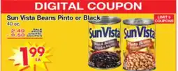 Superior Grocers Sun Vista Beans Pinto or Black offer
