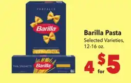 Vallarta Supermarkets Barilla Pasta offer