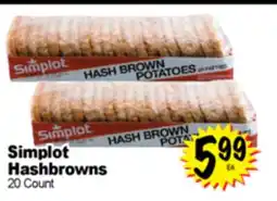 Superior Grocers Simplot Hashbrowns offer