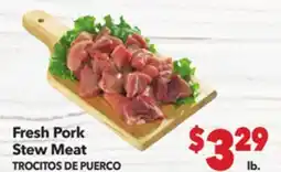 Vallarta Supermarkets Fresh Pork Stew Meat / TROCITOS DE PUERCO offer