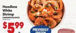 Vallarta Supermarkets Headless White Shrimp / CAMARON BLANCO offer