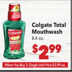 Vallarta Supermarkets Colgate Total Mouthwash offer
