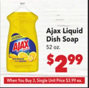 Vallarta Supermarkets Ajax Liquid Dish Soap offer