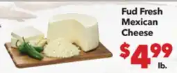 Vallarta Supermarkets Fud Fresh Mexican Cheese offer