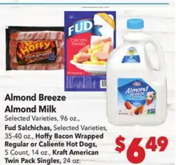 Vallarta Supermarkets Almond Breeze Almond Milk offer