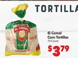 Vallarta Supermarkets El Comal Corn Tortillas offer