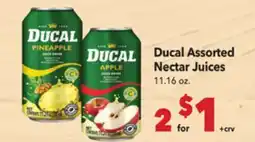 Vallarta Supermarkets Ducal Assorted Nectar Juices offer