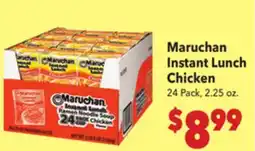 Vallarta Supermarkets Maruchan Instant Lunch Chicken offer