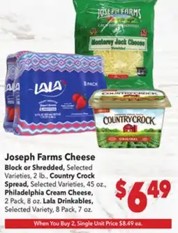 Vallarta Supermarkets Joseph Farms Cheese offer
