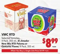Vallarta Supermarkets VMC RTD offer