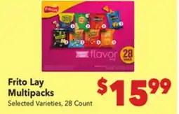 Vallarta Supermarkets Frito Lay Multipacks offer