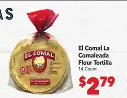 Vallarta Supermarkets El Comal La Comaleada Flour Tortilla offer