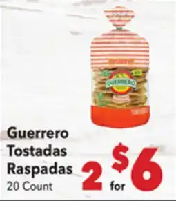 Vallarta Supermarkets Guerrero Tostadas Raspadas offer