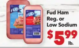 Vallarta Supermarkets Fud Ham Reg. or Low Sodium offer
