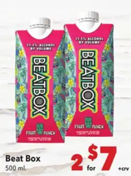 Vallarta Supermarkets Beat Box offer