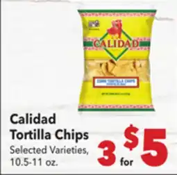 Vallarta Supermarkets Calidad Tortilla Chips offer