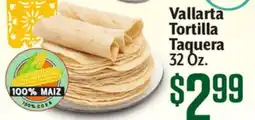 Vallarta Supermarkets Vallarta Tortilla Taquera offer