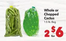 Vallarta Supermarkets Whole or Chopped Cactus offer