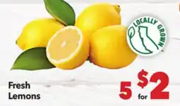 Vallarta Supermarkets Fresh Lemons offer