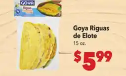Vallarta Supermarkets Goya Riguas de Elote offer