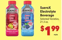 Vallarta Supermarkets SueroX Electrolyte Beverage offer