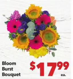 Vallarta Supermarkets Bloom Burst Bouquet offer