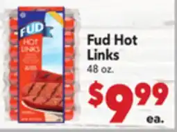 Vallarta Supermarkets Fud Hot Links offer