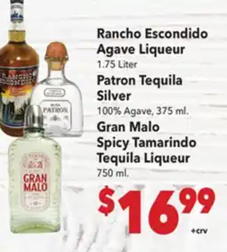 Vallarta Supermarkets Rancho Escondido Agave Liqueur offer