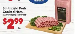 Vallarta Supermarkets Smithfield Pork Cooked Ham / JAMON COCIDO SMITHFIELD offer