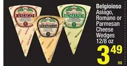 Super King Markets Belgioioso Asiago, Romano or Parmesan Cheese Wedges offer