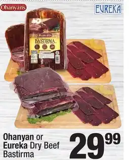 Super King Markets Ohanyan or Eureka Dry Beef Bastirma offer