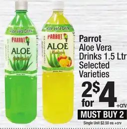 Super King Markets Parrot Aloe Vera Drinks offer