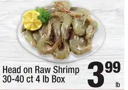 Super King Markets Head on Raw Shrimp offer